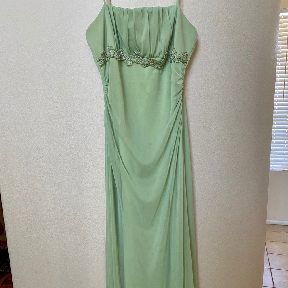 Lime green Maxi Dress